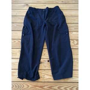 Zenergy By Chico's Cargo Pants Size 0 Women’s Black